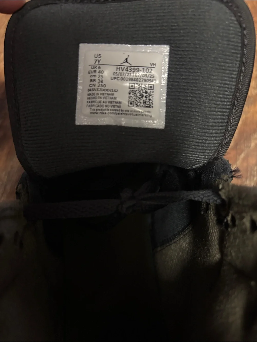 Jordan Mid-Top Sneakers in Black and Green